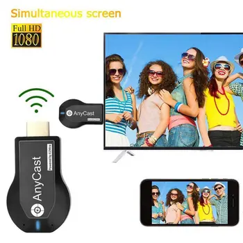TV Stick 1080P Bezdrôtový Wifi Displej TV Dongle Prijímač pre Anycast M2 Plus pre Airplay 1080P HDMI TV Stick pre DLNA Miracast