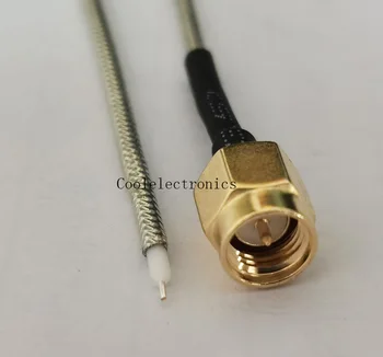 20pcs SMA Male Zapojte Jeden koniec pigtail Konektor RG405 kábel 10 cm