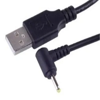 100KS/ DC USB 2,5*0.7 plnenie line Koleno dc linka mobilný počítač, digitálny fotoaparát, MP3, MP4 herné konzoly napájací kábel