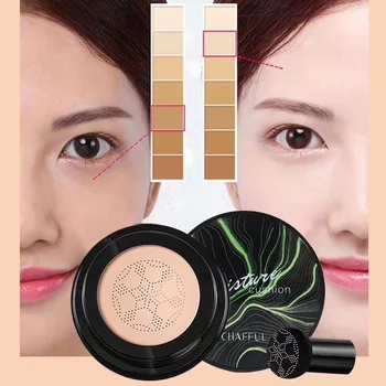 Huby Hlavu tvoria Vzduchovom Vankúši Hydratačné Nadácie Vzduchu-priepustná Prírodné Leštenie make-up BB Krém kórejský Kozmetika