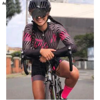 Jazda Na Bicykli Žena Xama Pro Ženy Oblečenie Triatlon Cyklus Jumpsuit Skinsuit Macao Jazda Na Bicykli S Dlhým Rukávom Set Oblečenia Pre Cyklistov