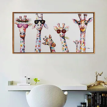 Jeleň wall art zviera tlače, plagát, plátno, maľovanie plagátov a vytlačí cuadros para el hoga quadro decorativo pre obývacia izba