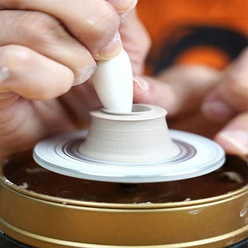 Mini Electric Keramiky Kolesa Stroj Malé Keramiky Tvárniacich strojov s Táckou pre DIY Keramické Dielo Art Clay Plavidlá NÁS Plug