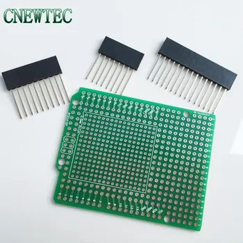 10pcs Prototyp PCB pre ArduinoUNO R3 Štít Rady urob si sám, Combo 2 mm + 2.54 mm Ihrisku bte16-07