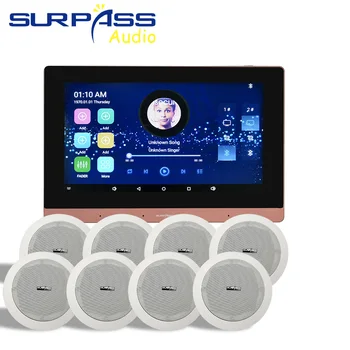 Domov Hudby na Pozadí Bluetooth, Bezdrôtové WiFi Stenu Zosilňovač Dotykový Displej Audio HiFi 8ohm Stropný Reproduktor Stereo Lacné Balík