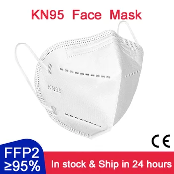 FFP2 KN95 Maska na Ochranu Maska 6 Vrstiev Bezpečnosti Respirátor, Ochranné Masky AntiDust Znečistenia Úst Tvár Masku Španielsko RÝCHLE dodanie