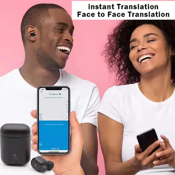NOVÉ Peiko S Prekladom Slúchadlá 33 Jazykov okamžité Preložiť Smart Hlas Prekladateľ Bezdrôtové Bluetooth Slúchadlá Translator