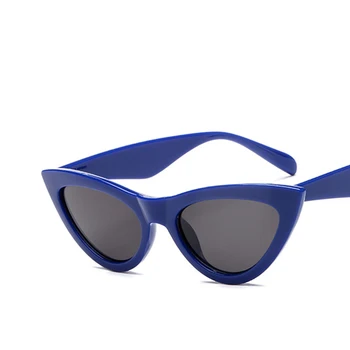 Motýľ Cat Eye slnečné Okuliare Ženy Značky Dizajnér Modrá Módne Slnečné Okuliare pre Ženy Trendy Tónované Odtieň UV400 De Sol