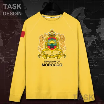 Západné marocké Kráľovstvo Marocký MAR muži Jeseň kabát s kapucňou, pulóvre hoodies mikina streetwear tepláková súprava oblečenia 20