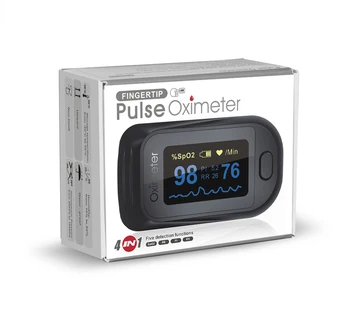 Najnovšie Alarm Prst Pulzný Oximeter SpO2 RR PR PI Oiximetro de dedo Kyslíka v Krvi, Srdcovej frekvencie Monitora s puzdrom pre Dospelých, Deti