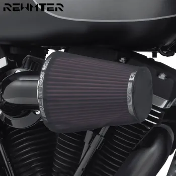 Motocykel vzduchový Filter Ťažké Oddych Dážď Ponožka Čierny Ochranný Kryt Pre Harley Vzduchu Čistič Súpravy XL 1200 Softail, Touring Dyna