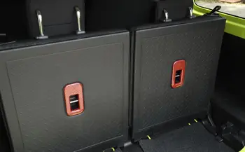 Auto Stikcers na Suzuki Jimny 2019 2020 Bezpečnostné pásy, Upevňovacie Spony Kryt Dekorácie ABS Siver Červená karbónová Auto Príslušenstvo