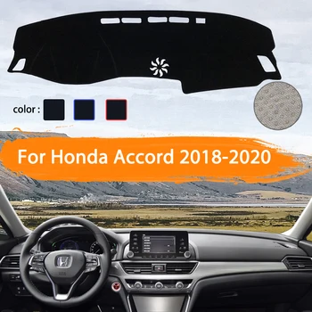 Pre Honda Accord 10 2018 2019 2020 Auto Panel Kryt Dash Mat Dashmat Prístrojovej Doske Podložky slnečník Anti-UV Koberec Auto Styling Koberec