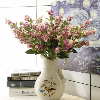 Plastové hodvábneho kvetu romantický provence umelý kvet levandule šalvia okrasné kvetinové svadobné kvety falošné flores kytice