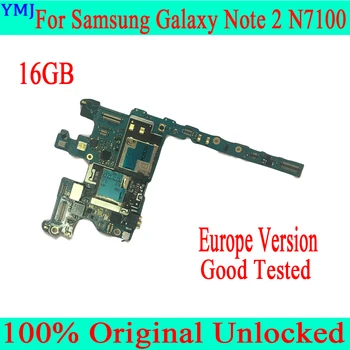 EÚ Verzia pre Samsung Galaxy Note 2 N7100 základnej Dosky, Originálne odomknutý Samsung Note 2 N7100 Doske,Doprava Zdarma