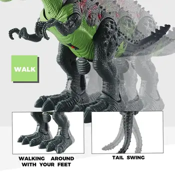 47 cm veľké Sprej Dinosaura Tyrannosaurus Robot Model Cartoon Zvierat Elektrické Zvuky Chôdza Dinosaurio Vzdelávacie hračka pre Deti, Hračky