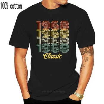 Camisetas 2020 Retro 1968 Klasické 50 rokov narodeniny T shirt mužov 50. narodeniny T-shirt deň otcov súčasnosti vintage Tee Tričko