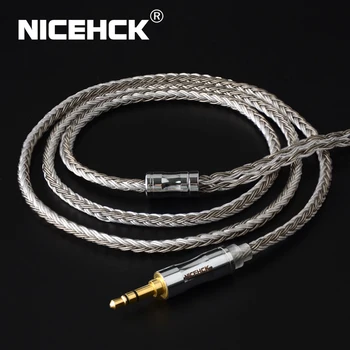 NICEHCK C16-4 16 Core Silver Plated Kábel 3.5/2.5/4.4 mm Konektor MMCX/2Pin/QDC/NX7 Pin Pre LZ A7 C12 ZSX V90 TFZ NX7 MK3/F3/BL-03