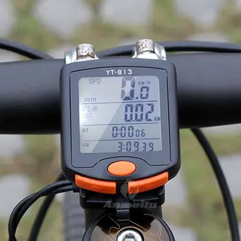 Nepremokavé Cyklistické Požičovňa počítadlo kilometrov Káblové/Bezdrôtové Bicykli Rýchlomer Počítač LCD Drop Shipping