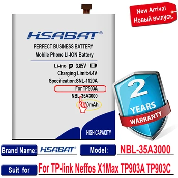 HSABAT 3800mAh NBL-35A3000 High Capacity Batérie pre TP-link Neffos X1Max TP903A TP903C