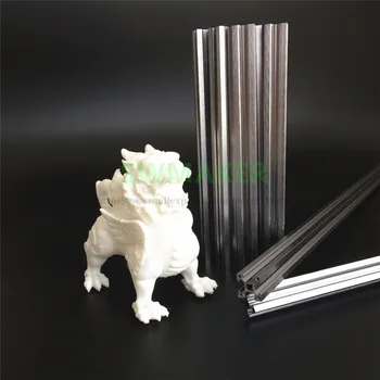 Kossel Delta Reprap 3D Tlačiarne Vytláčanie Auta 2020 Hliníkový Profil strieborný elox veľkosť tlače 180 mm/220 mm/300 mm