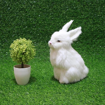 Veľkonočný Zajačik Dekorácie Plyšový Zajac Bábika Deti Hračka Darčeky, Vianoce, Narodeniny Jar Dekor Ornament Hare Figúrky