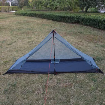 340 gramov 3 ročné obdobia T dvere dizajn vzpery rohu Ultra-light outdoor camping stan fit väčšina pyramídy stan