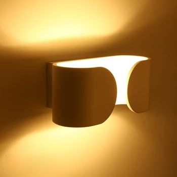 Moderné Interiérové LED Nástenné svietidlo Sconce Ochrana Očí Nočná Lampa na Čítanie 85-265V Svietidlo Nástenné Svietidlo pre Spálne Obývacia Izba