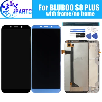 BLUBOO S8 PLUS LCD Displej+Dotykový Displej Originálne Testované LCD Digitalizátorom. Sklenený Panel Náhrada Za BLUBOO S8 PLUS