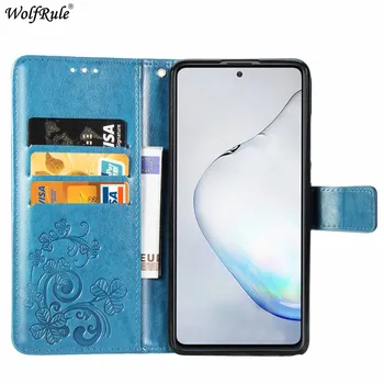 Flip PU Peňaženky obal Pre Samsung Galaxy Note10 Lite Nárazníka Puzdro Phone Bag obal Pre Samsung Poznámku 10 Lite Knižné Funda N770