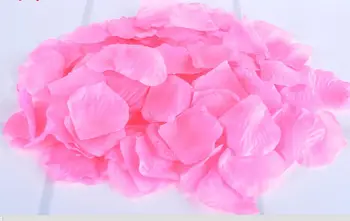 Nové 1000pcs/pack Módy Rôzne Farby Umelého Hodvábu Kvet Polyester Svadobné Party Dekorácie, Okvetné Lístky ruží umelé rastliny