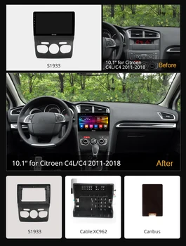 Ownice K1 K2 K3 K5 K6 Android 9.0 Navigáciu Prehrávač Pre Citroen C4 C4L 2011 - 2018 Octa-core auto DVD Rádio Headunit Bluetooth 4G