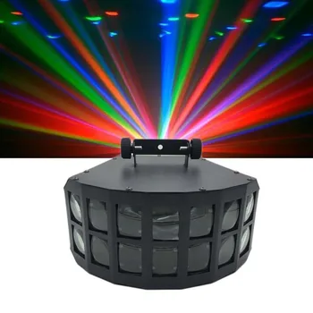 F&GFury LED Fáze Účinok diaľkové Svetlá Hliníkovej Zliatiny Double Butterfly Efekt Lineárne Osvetlenie Disco Kluby Profesionálne Stage & Dj