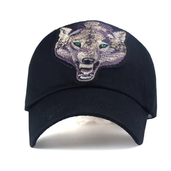 [YARBUU]šiltovku s Vlk označovanie snapback klobúk Bavlna Bežné čiapky pre mužov nové módne letná čiapka čierna farba hip hop čiapky