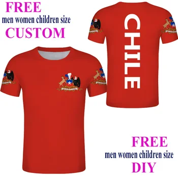 ČILE t shirt diy zadarmo vlastné chl t-shirt cl čilský krajiny znak colo colo tlač fotografií športové oblečenie bežné Jersey