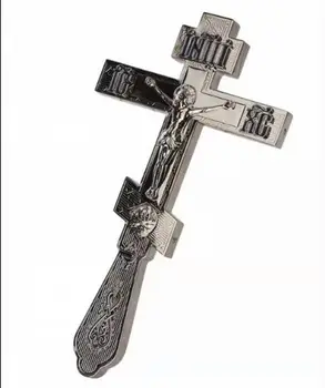Holding Ježiš Kríž Východnej Pravoslávnej Cirkvi Kríž ruskej 26 cm Stojace