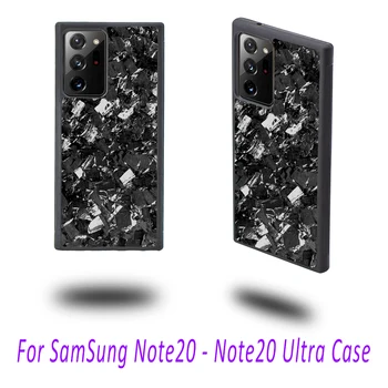 Anti-slip Prípade Pokrytie Skutočné Kované Uhlíkových Vlákien pre Samsung Note20 s Mäkké TPU Mobilný Telefón puzdro pre Samsung Galaxy Note 20Ultra