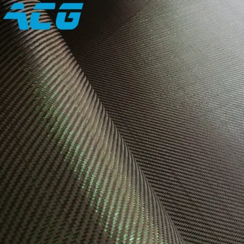 Kovové oxid zelená reflexná zelená uhlíkových vlákien tkaniny