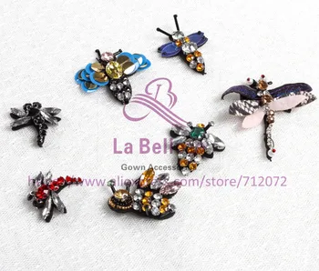 La Belleza Celkom hmyzu ručné kvety oblečenie príslušenstvo 20 ks/veľa