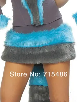 Rýchle Dodanie Deluxe Blue Cheshire Cat Kostým Zvierat Dospelých Halloween Kostýmy Pre Ženy