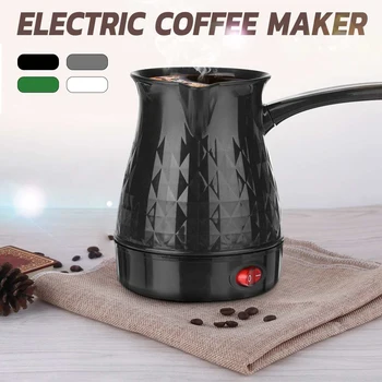 500W kávovar Stroj Nehrdzavejúcej Ocele Oddelené grécky turecký 500 ML Elektrické kanvice Varené Mlieko Kávu, rýchlovarná Kanvica EÚ Plug