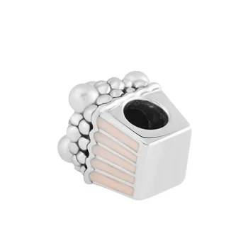 DIY Korálky Charms Striebro 925 Originálny Náramok Mincový Striebro-Šperky Chutné Popcorn Guľôčok PRE šperky Berloque Perles