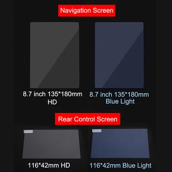 Pre Volvo XC60 XC90 XC40 2016 2017 2018 2019 S90 V90 V60 Sklo vodičov na Obrazovku LCD Dotykový Displej Film Nálepky