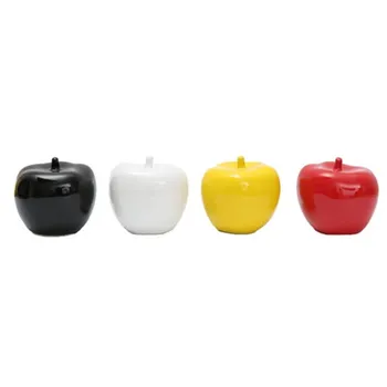 ERMAKOVA 4 Farby Keramických Apple Figúrka Moderné Porcelánu Apple Socha Domácej Ploche Dekorácie Vianočné Narodeninám, Svadobný Dar