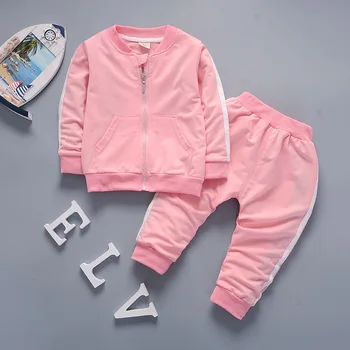 LZH Dojčenské Oblečenie 2021 Nové Jeseň Zima Bežné Baby Girl Oblek Pre Baby Chlapci Oblečenie Bunda, Nohavice Oblečenie 2ks Nastaviť Deti Oblečenie
