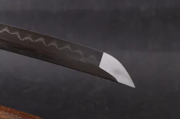 Brandon Meče Full Tang Japonský Samuraj Katana s Rosewood Saya Veľmi Ostré Zložené Ocele Hliny Tvrdeného Espada Meč