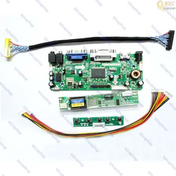 LCD Displej Ovládač radiča doske Auta LVDS converter pre 1 920 X 1 200 LP171WU1(TL)(C1) LP171WU1-TLA1 kompatibilný s HDMI+DVI+VGA+Audio