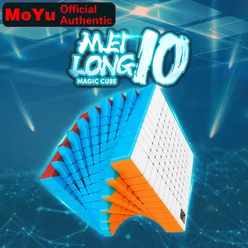MoYu MeiLong 10 10x10x10 Magic Cube MeiLong10 10x10 Profesionálne Neo Rýchlosť Cube Puzzle Relaxačná Vzdelávacie Hračky