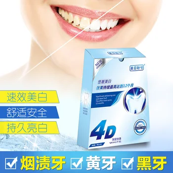 Biele Zuby Bieliace Prúžky gél zuby, starostlivosť o ústnu dutinu Essentials Ústna Hygiena, Starostlivosť o zub Úsmev Čistý zub Bieliace Zubné Nástroje