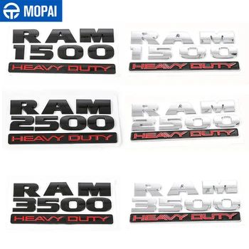 MOPAI Auto Samolepky pre Dodge Auto zadných dverí 3D RAM 1500 2500 3500 List Logo, Znak Zadný Kufor Odznak pre Dodge Ram Príslušenstvo
